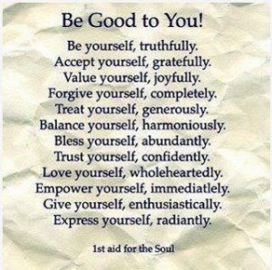 balance yourself
